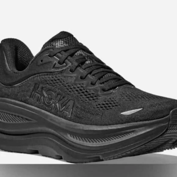 Size 10.5B - Women's HOKA BONDI 9 All Black - Picture 11 of 16